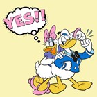 Felicitatiekaart Donald en Katrien Duck